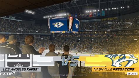 Nhl 21 Full Match Los Angeles Kings Vs Nashville Predators