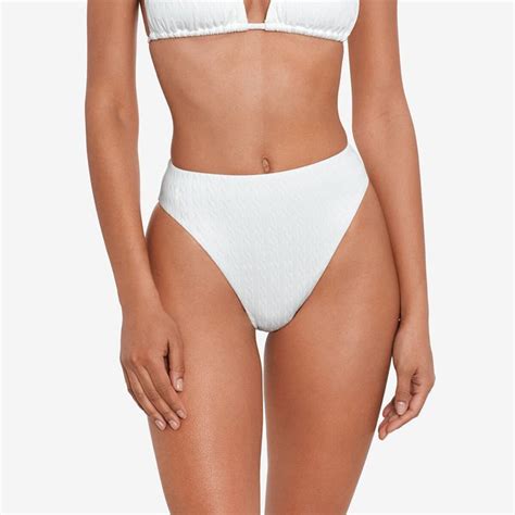 Cable Jacquard Bikini Bottoms White Polo Ralph Lauren La Redoute