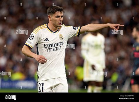 Madrid Spain Th Apr Brahim Diaz Of Real Madrid During The