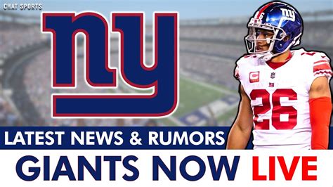 Live Giants Rumors News Ft Saquon Barkley Contract News Nfl Trade