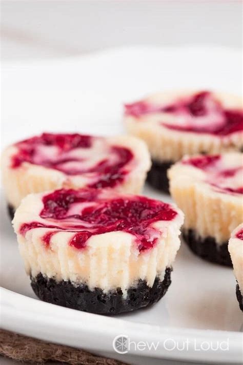 White Chocolate Raspberry Cheesecake Bites Recipe Just A Pinch Recipes