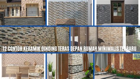 Contoh Model Dan Motif Keramik Dinding Teras Depan Rumah Minimalis