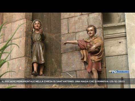 TRIESTE IL PRESEPE MONUMENTALE NELLA CHIESA DI SANT ANTONIO UNA