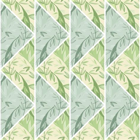 Premium Vector Hand Drawn Leaves Mosaic Seamless Pattern Creative