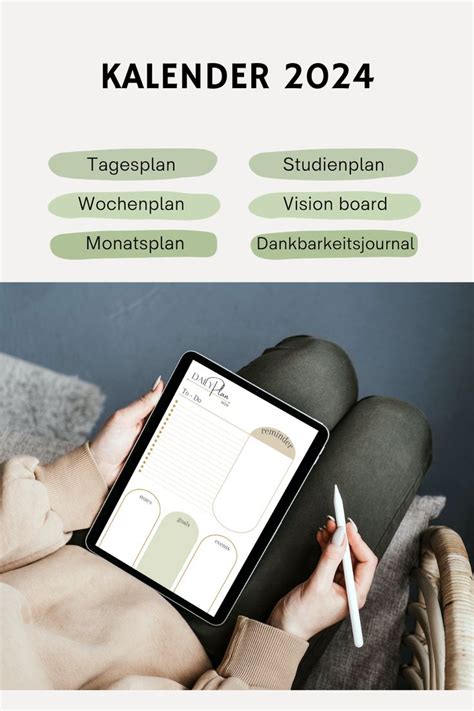 Digitale Planer Goodnotes Digitale Planer Deutsch 2023 2024