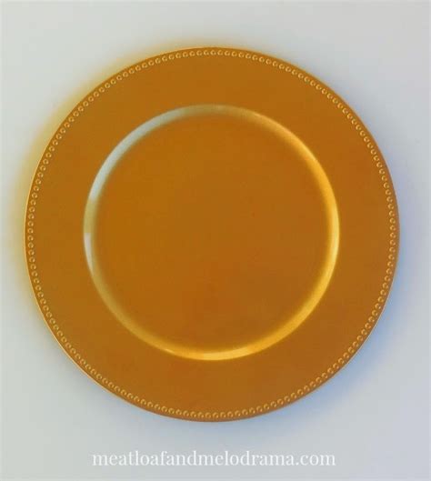 Dollar Store Chalkboard Plate - Meatloaf and Melodrama