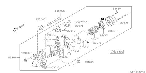 Subaru Outback Nut 02 03 No1 No2 Cooling Engine 23340aa000