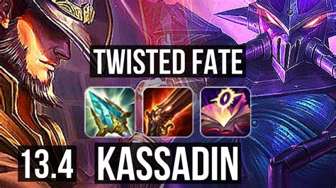 TWISTED FATE Vs KASSADIN MID 3 0 8 2 0M Mastery 700 Games KR