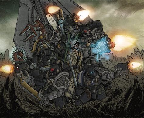 Deathwatch Landing Warhammer 40k Artwork Warhammer Art Warhammer