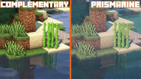 Complementary Shaders Vs Prismarine Shaders Shader Comparison Youtube