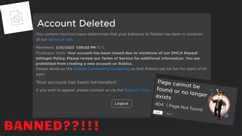 Roblox Banned Me YouTube