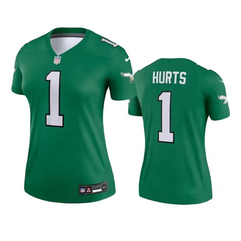 Philadelphia Eagles Jalen Hurts Kelly Green Alternate Legend Jersey