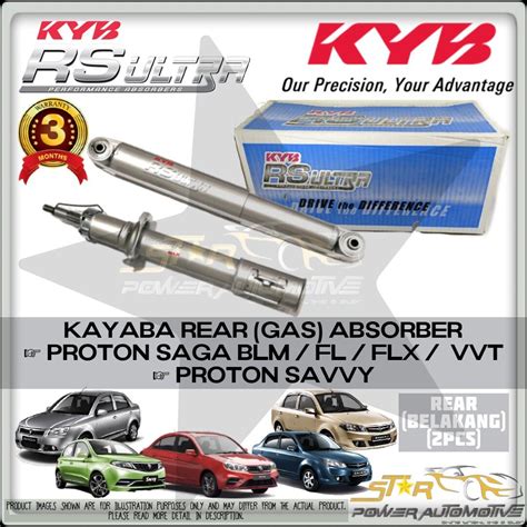 Kayaba Kyb Rs Ultra Heavy Duty High Performance Proton Saga Blm Fl