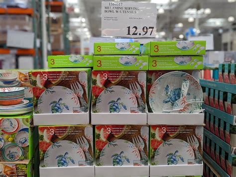 Melamine Serving Bowl With Utensils Costco