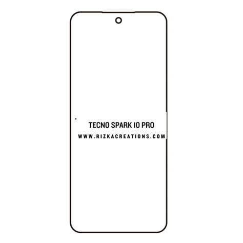 Tecno Spark 10 Pro Hydrogel Protection Screen Protector Back Protector