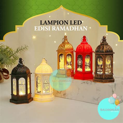 Jual Ramadhan Lampion Led Lantern Led Lampu Led Lebaran Idul Fitri Hiasan Ramadan Lentera