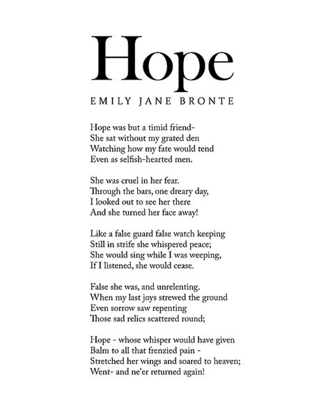 The T Of Hope Poem