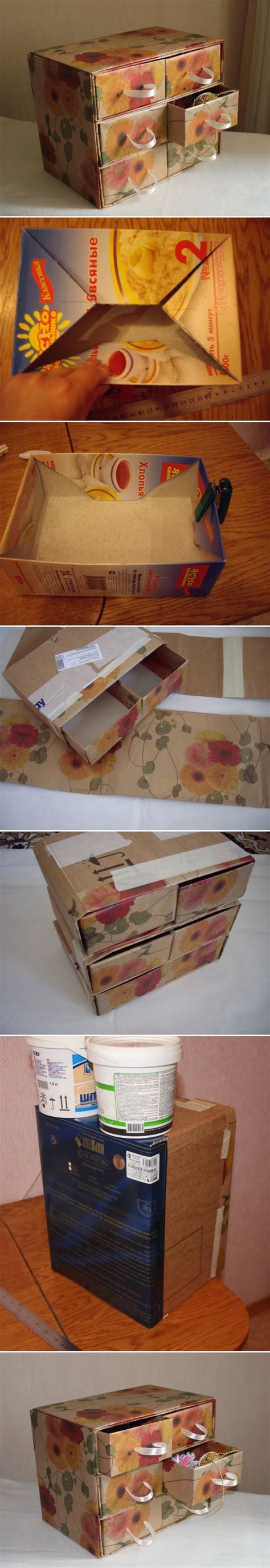 Diy Chest Of Cardboard Diy Projects Image 910525 On