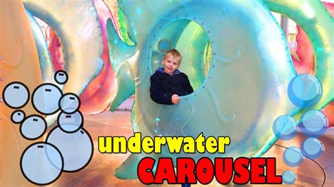 Amazing Under Water Carousel Seaglass At Battery Park New York Youtube