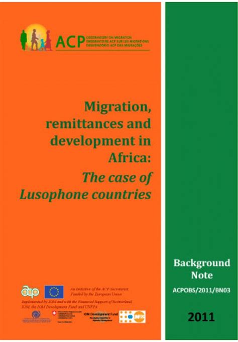 Migration, remittances and development in Africa: The case of Lusophone ...