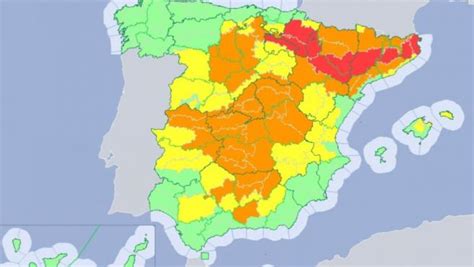 Provincias En Alerta Roja Por Ola De Calor En España