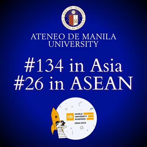 2023 QS Asia University Rankings: Ateneo #134 overall, #26 in Southeast ...