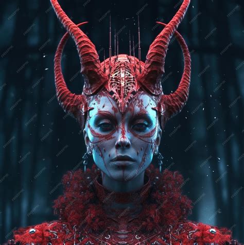 Premium Ai Image A Female Demon