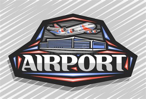 Vector Logo For Airport Stock Vector Illustration Of Font 262840217