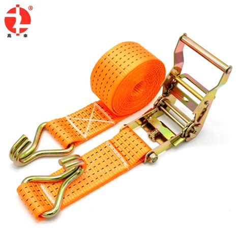 Heavy Duty En Cargo Automatic Lashing Belt T Inch Ratchet Tie