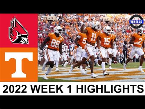 Tennessee vs Ball State Highlights | College Football Week 1 | 2022 ...