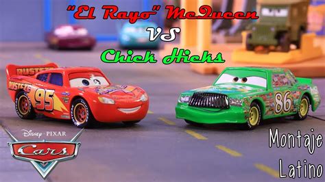 Rayo Mcqueen Y Chick Hicks Corren Por La Copa Pist N Pixar Cars