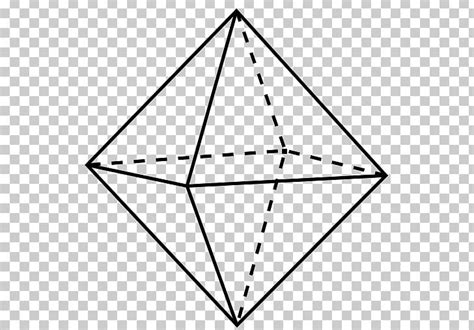 Octahedron Octahedral Molecular Geometry Net PNG, Clipart, Angle, Area ...