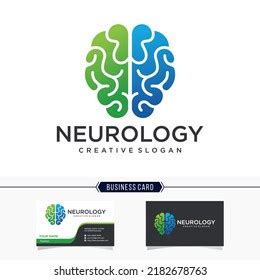 Neurology Logo Design Vector Template Stock Vector Royalty Free