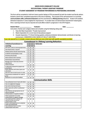 Fillable Online Instruction Greenriver GREEN RIVER COMMUNITY COLLEGE