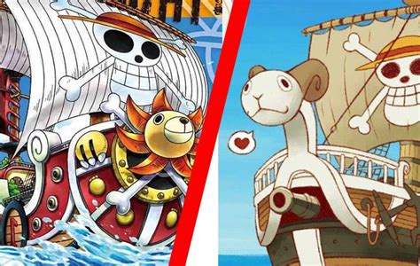 Going Merry And Thousand Sunny Evolution Of The Straw Hats In One