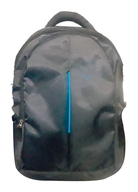 Polyester Black Plain Laptop Backpack Bag Capacity 12kg At Rs 240 In