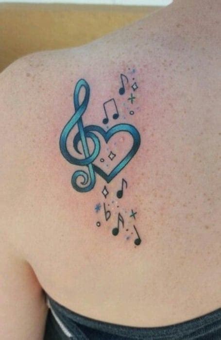 Tattoos Of Music Notes Symbols Sondragedeon