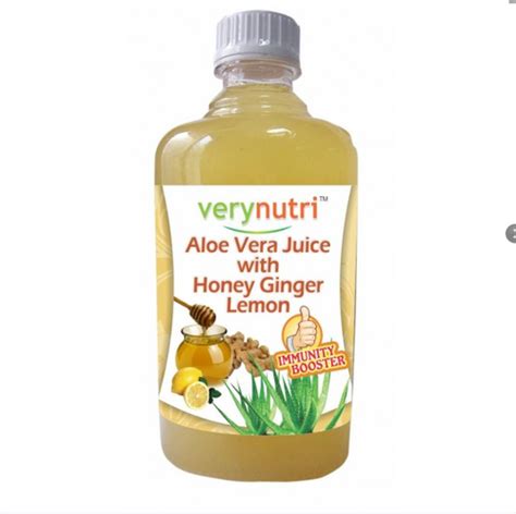 Aloe Vera Juice With Honey Lemon Ginger Packaging Type Bottle Rs