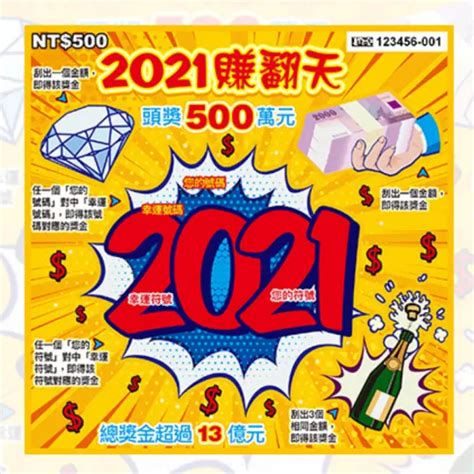 2021刮刮樂全種類大公開 趕快買起來，下一個千萬得主就是你