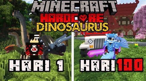 Hari Di Minecraft Hardcore Dinosaurus Dan Ini Yang Terjadi