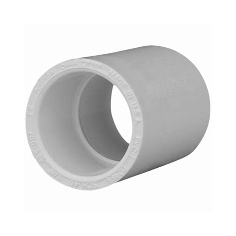 Charlotte Pipe Pvc 02100 1800ha Schedule 40 Pvc Pressure Coupling Slip X Slip White 3 In Buy Now