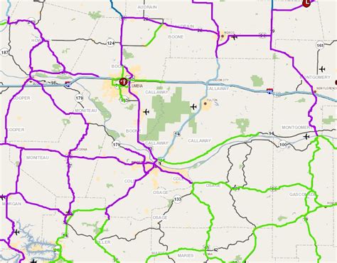 Modot Gateway Guide Traffic Map Map