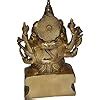 DakshCraft Brass Seated Ganesha With Riddhi Siddhi Amazon Co Uk Home