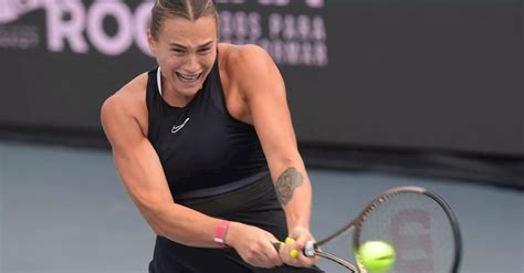 Malgré le décès de son compagnon Aryna Sabalenka a lintention de