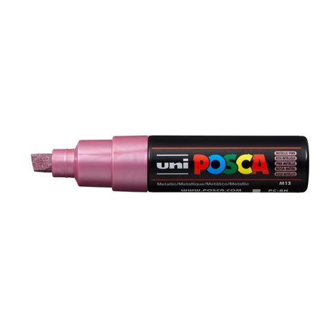 Uni Posca Mm Chisel Tip Paint Marker Pc K Metallic Pink Artofit