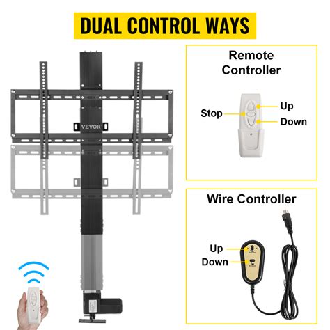 Vevor Soporte Para Tv Soporte De Elevaci N De Tv Motorizado El Ctrico