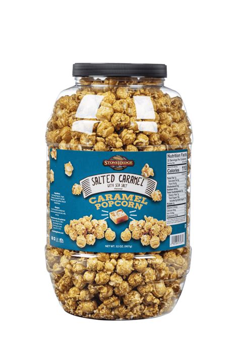 Salted Caramel Popcorn - Barcelona Nut Company & Stonehedge Farms