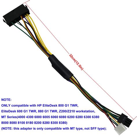 Us 890 Comeap 24 Pin To 6 Pin Pci E Atx Main Power Adapter Cable