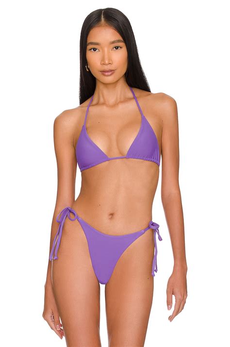 MIKOH Ischia Triangle Bikini Top In Supernova REVOLVE