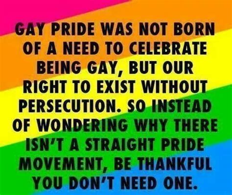 Gay Pride Vs Straight Pride Explanation X Post From R Exmormon Ainbow